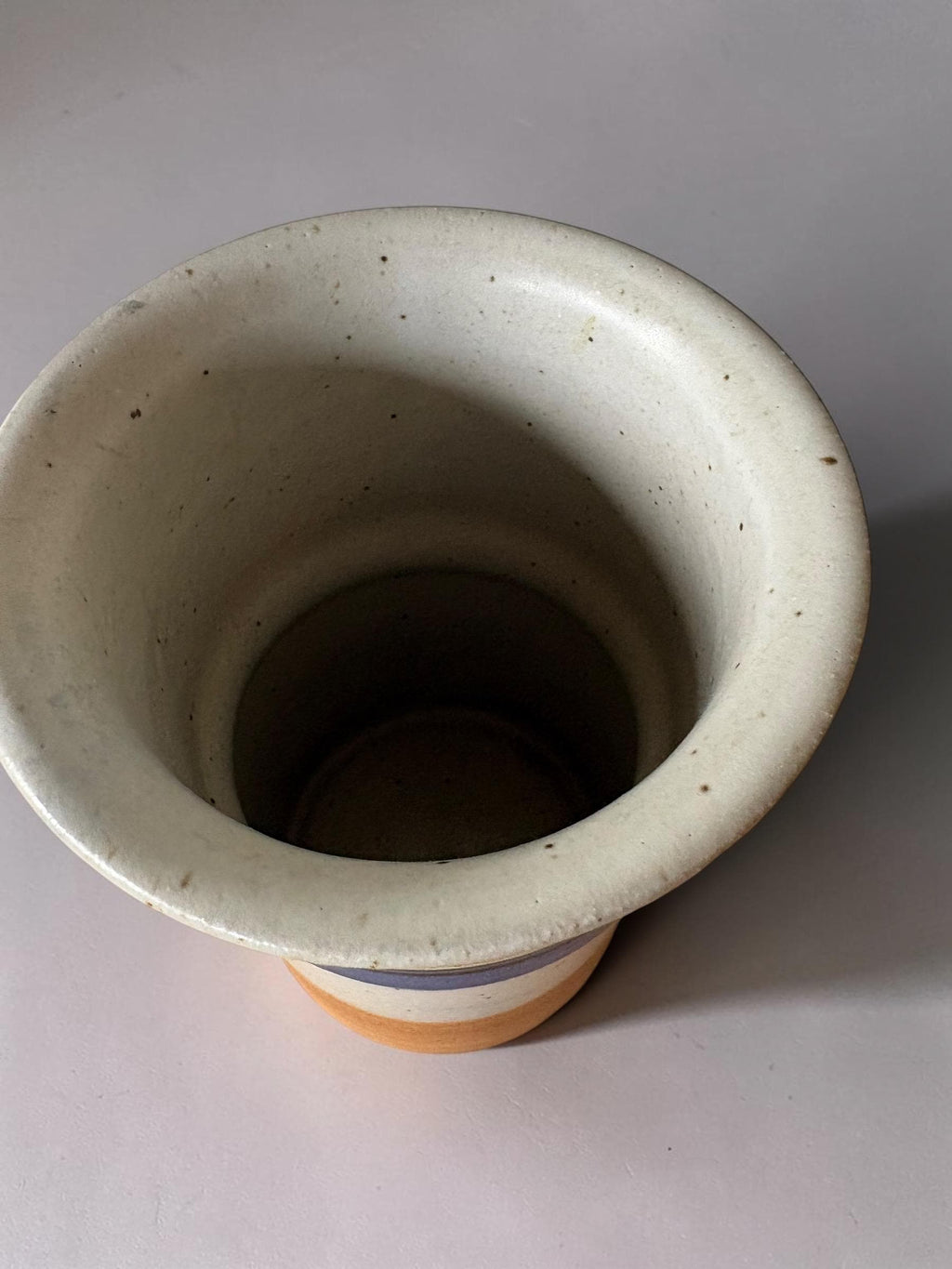 Vintage ceramic Knabstrup vase from Denmark -  model no. 10.