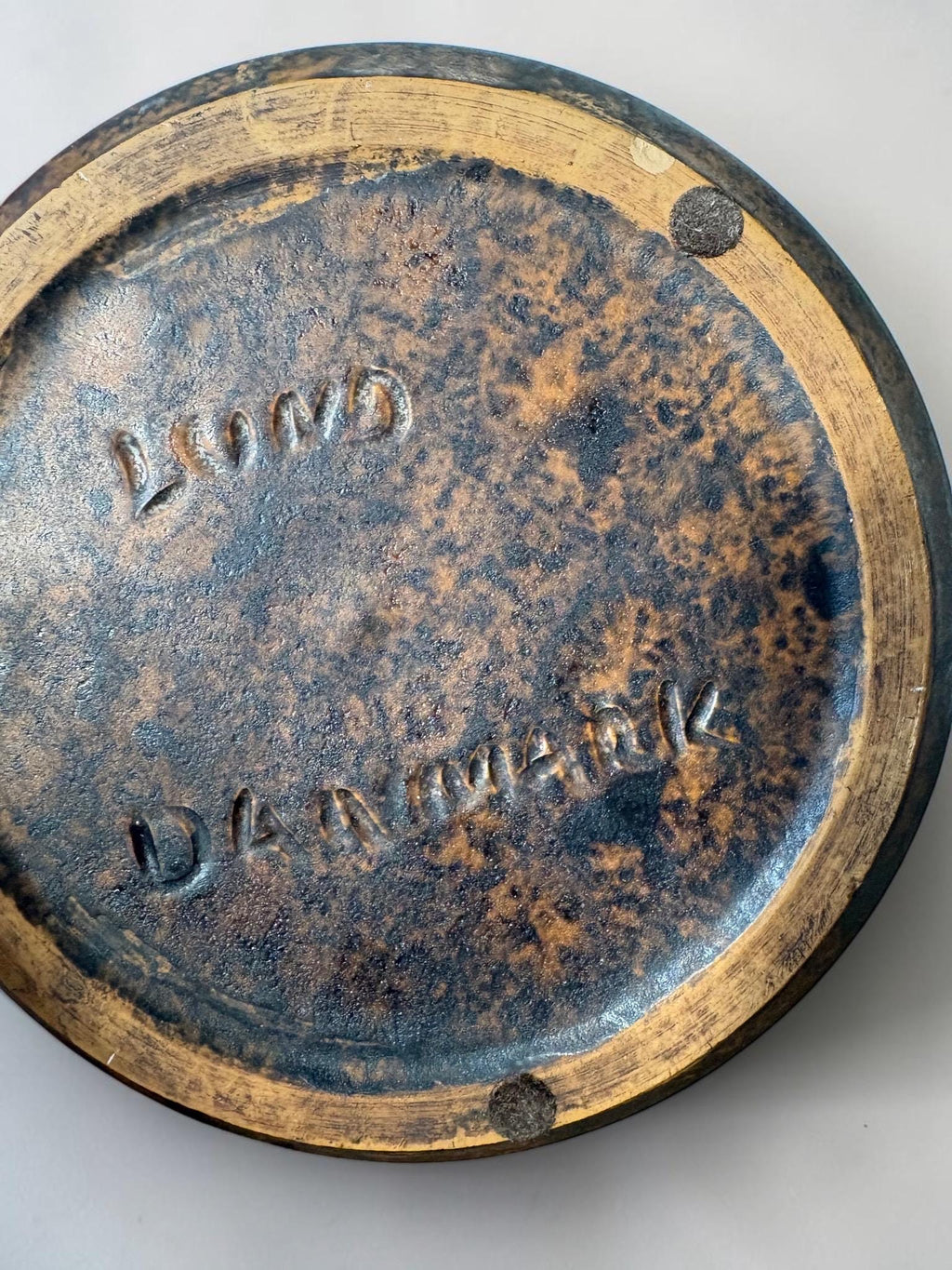 Vintage danish studio pottery by Lund