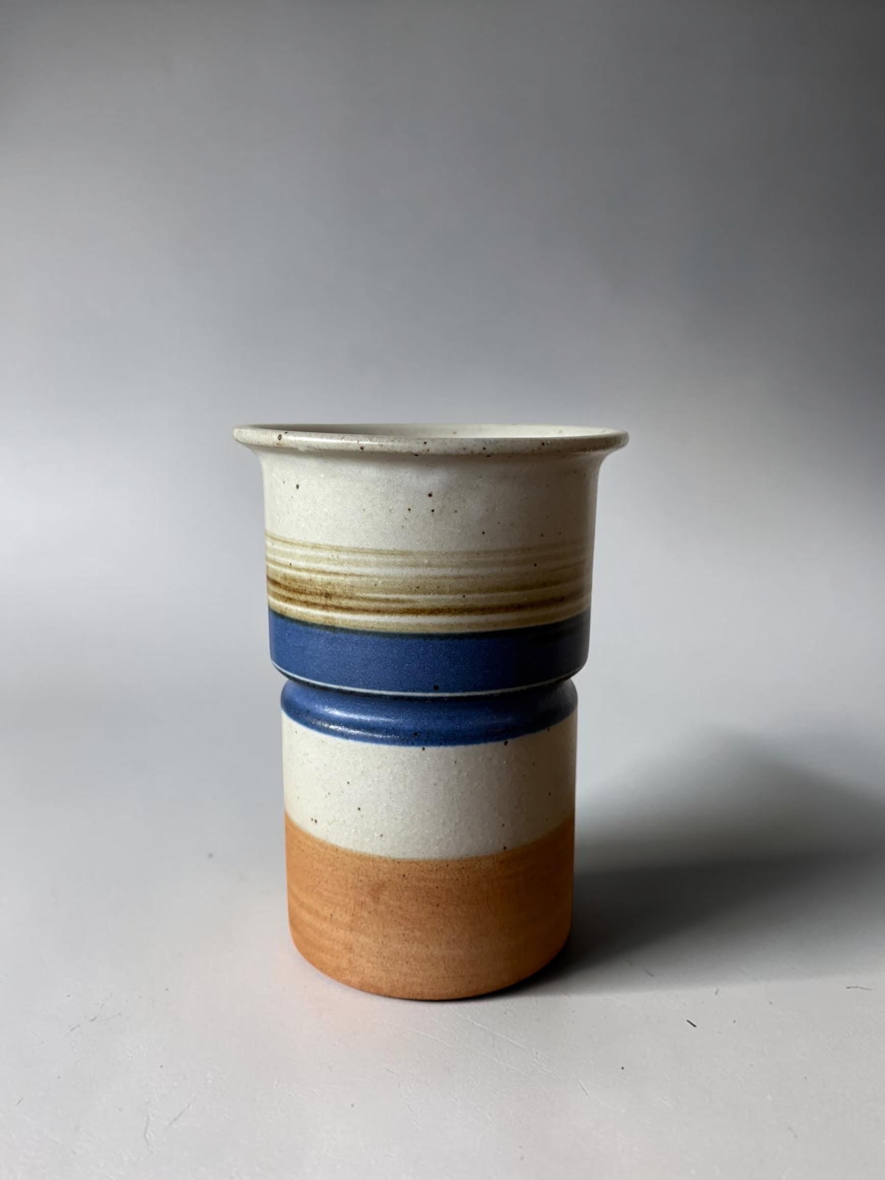 Vintage ceramic Knabstrup vase from Denmark -  model no. 10.