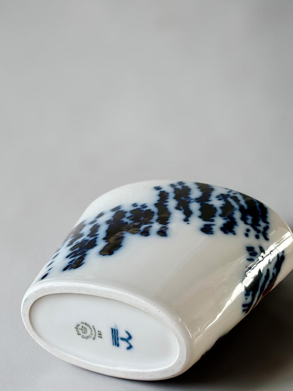 Rare Royal Copenhagen porcelain vase by Danish ceramic artist Ivan Weiss
