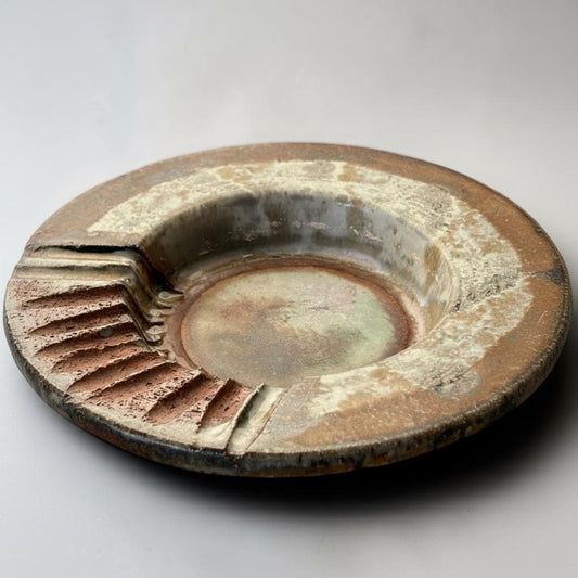 Axella stoneware bowl with rustic textured glaze
