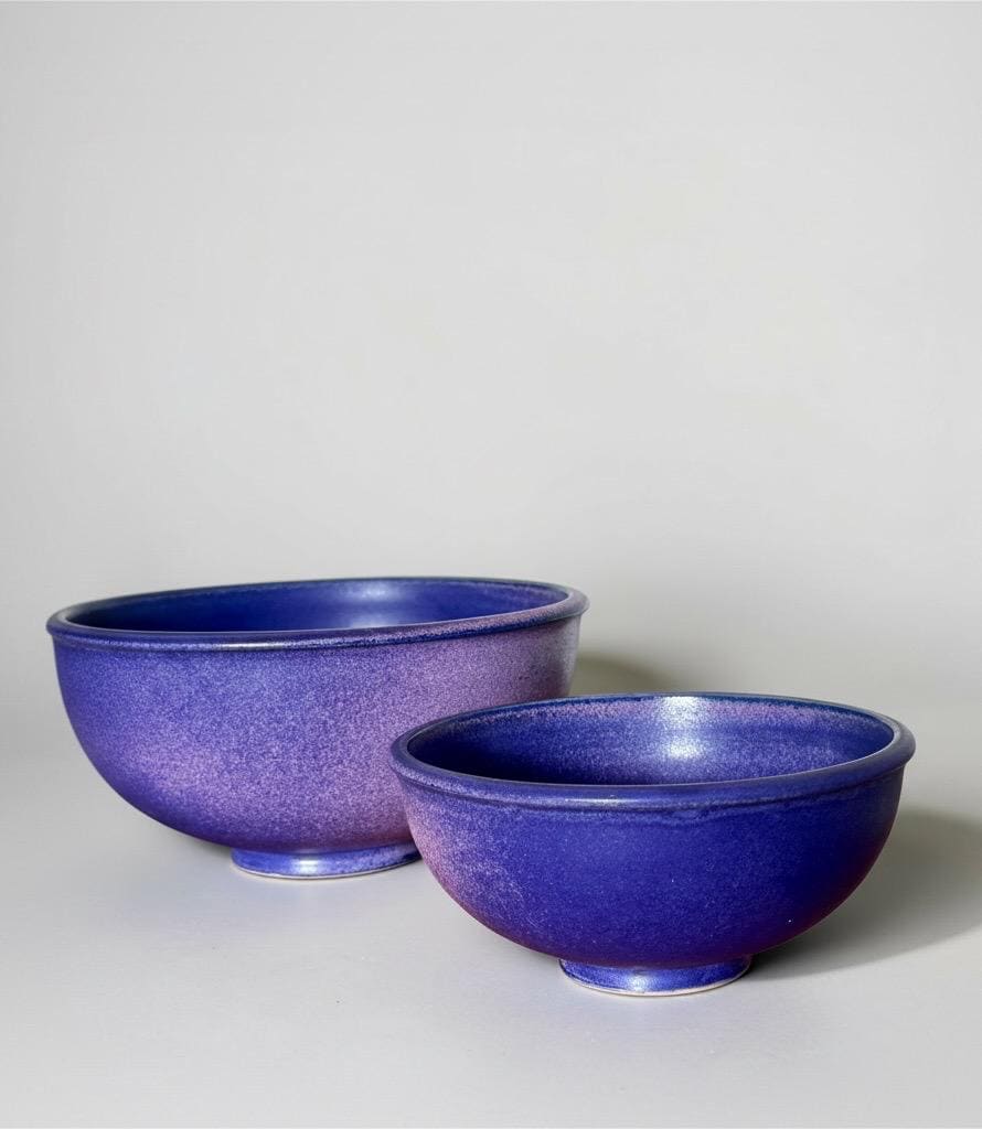 Crystalline glaze bowls from Glarbo