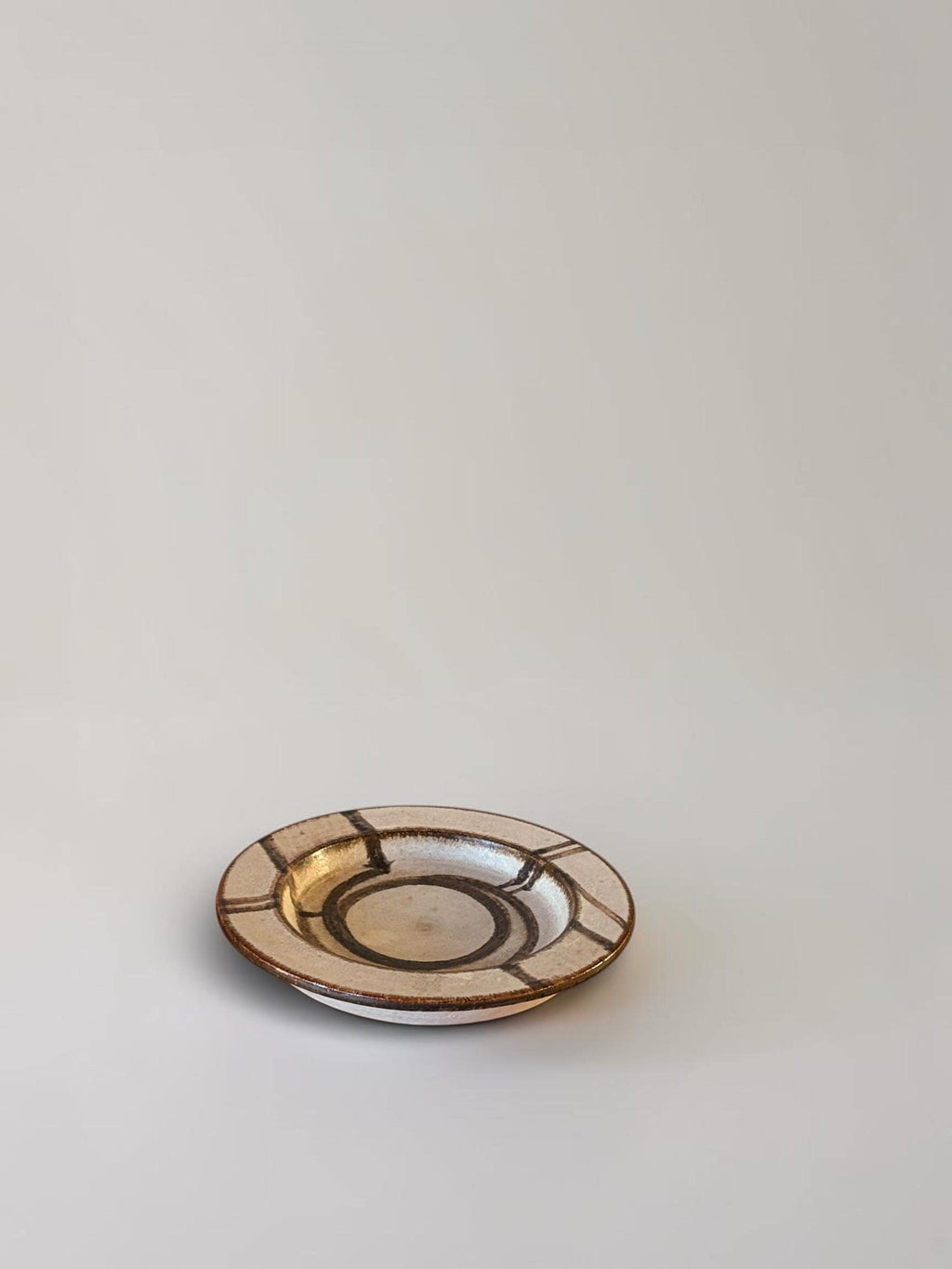 Aksel Larsen for Axella stoneware dish Denmark 1970s __etsy:8215146341