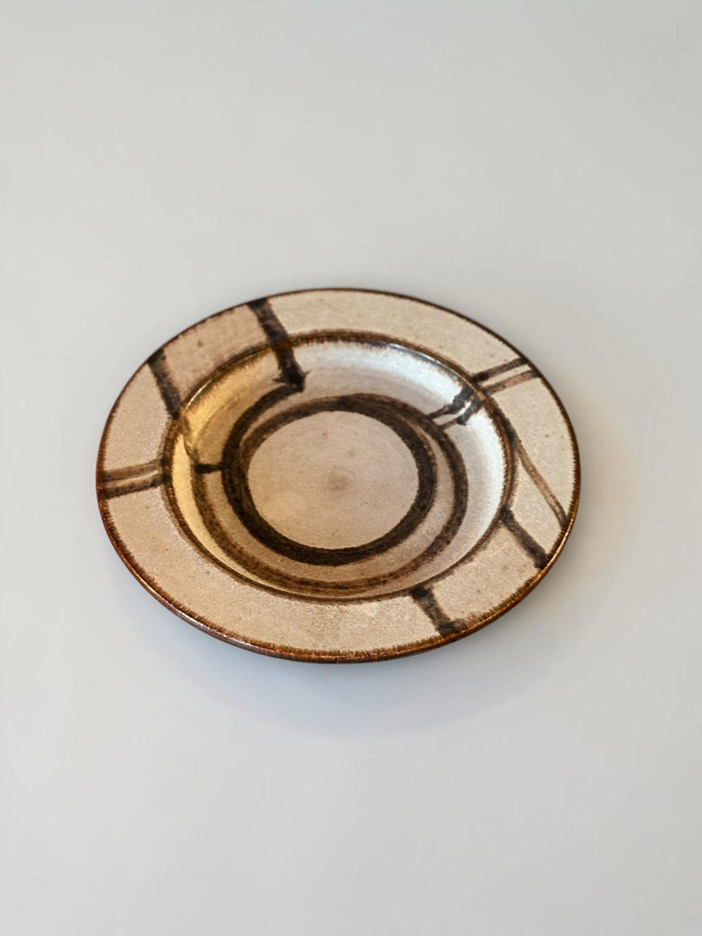 Aksel Larsen for Axella stoneware dish Denmark 1970s __etsy:8215144409