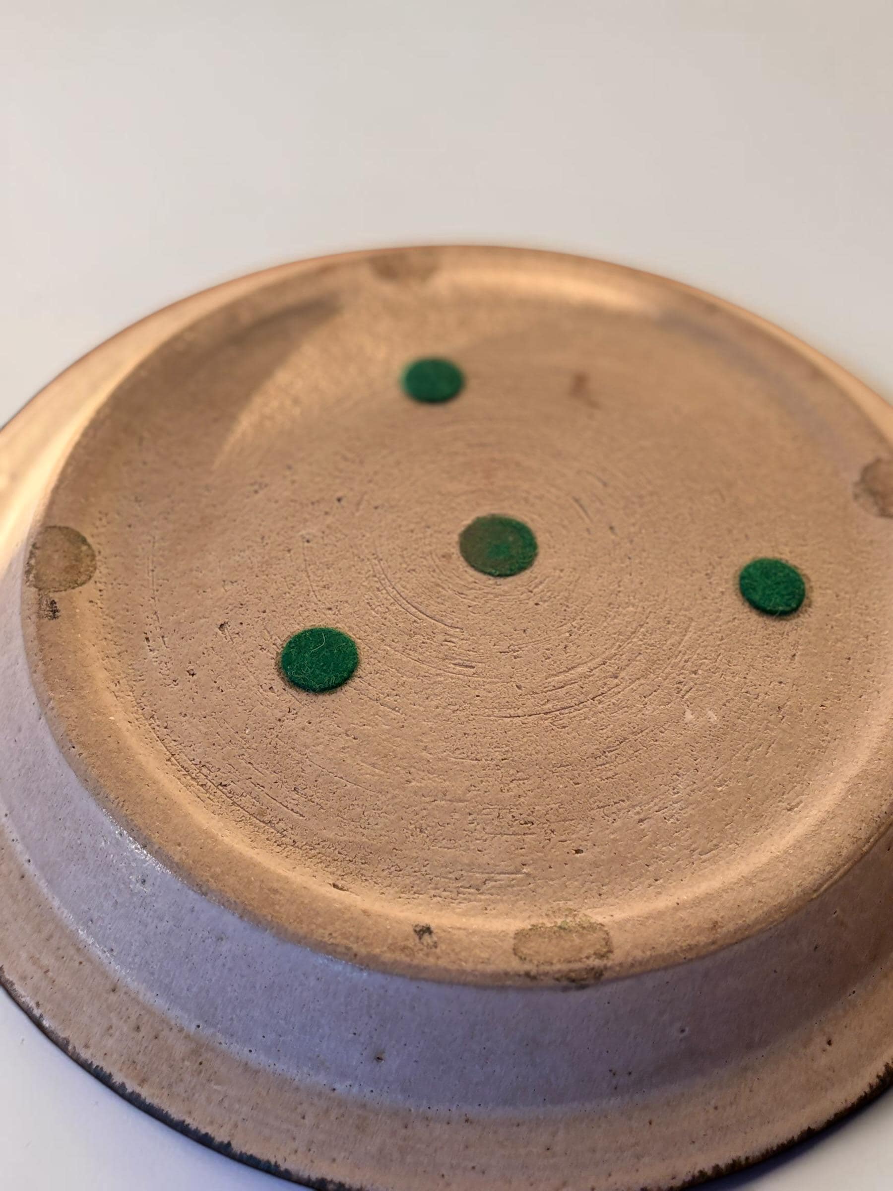 Aksel Larsen for Axella stoneware dish Denmark 1970s __etsy:8215144419