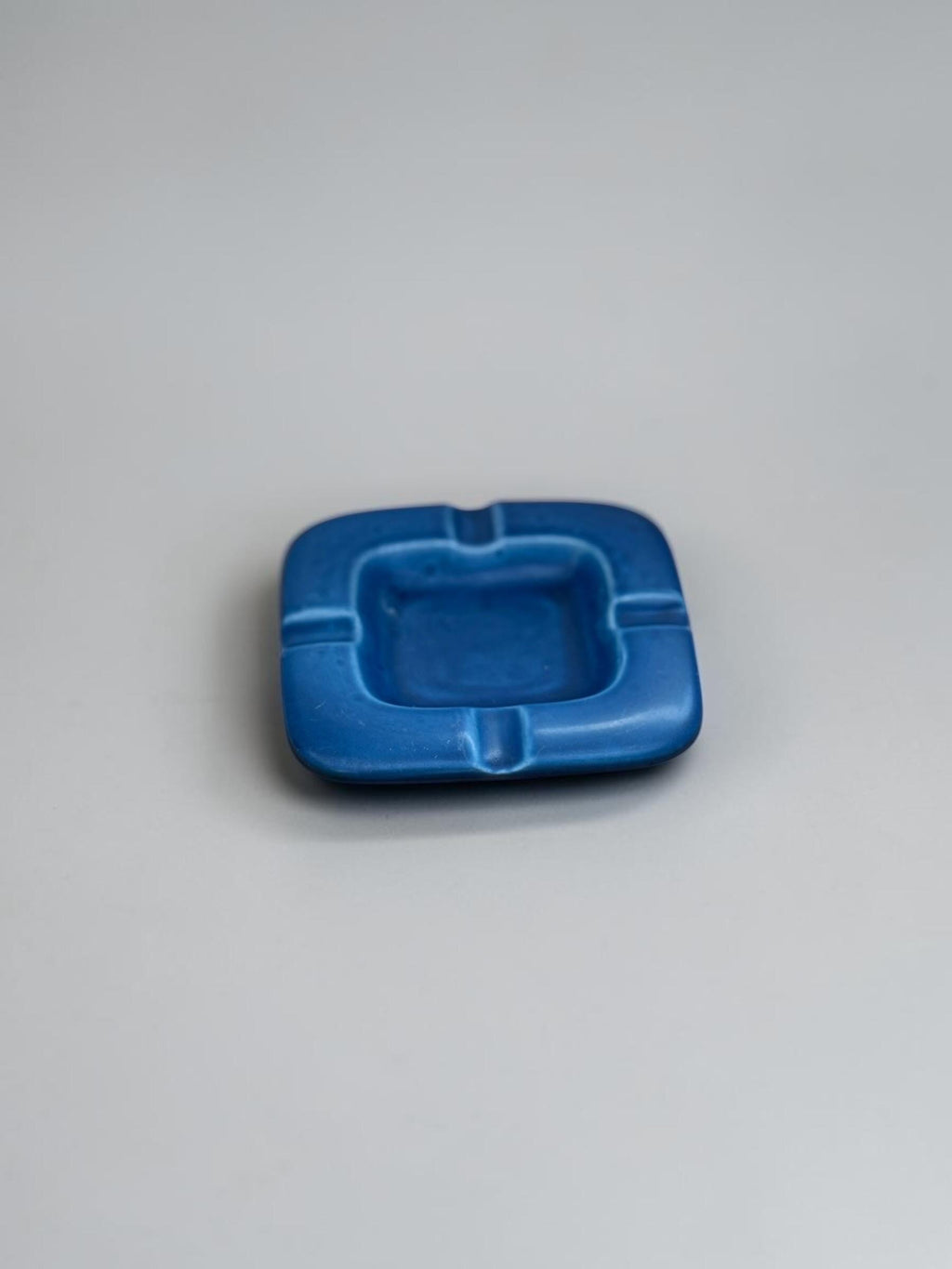 Aluminia for Royal Copenhagen square faience ashtray or decorative bowl __etsy:8175058961