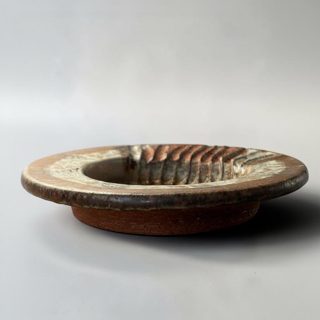 Axella stoneware ashtray / bowl with rustic textured glaze __etsy:8133660787