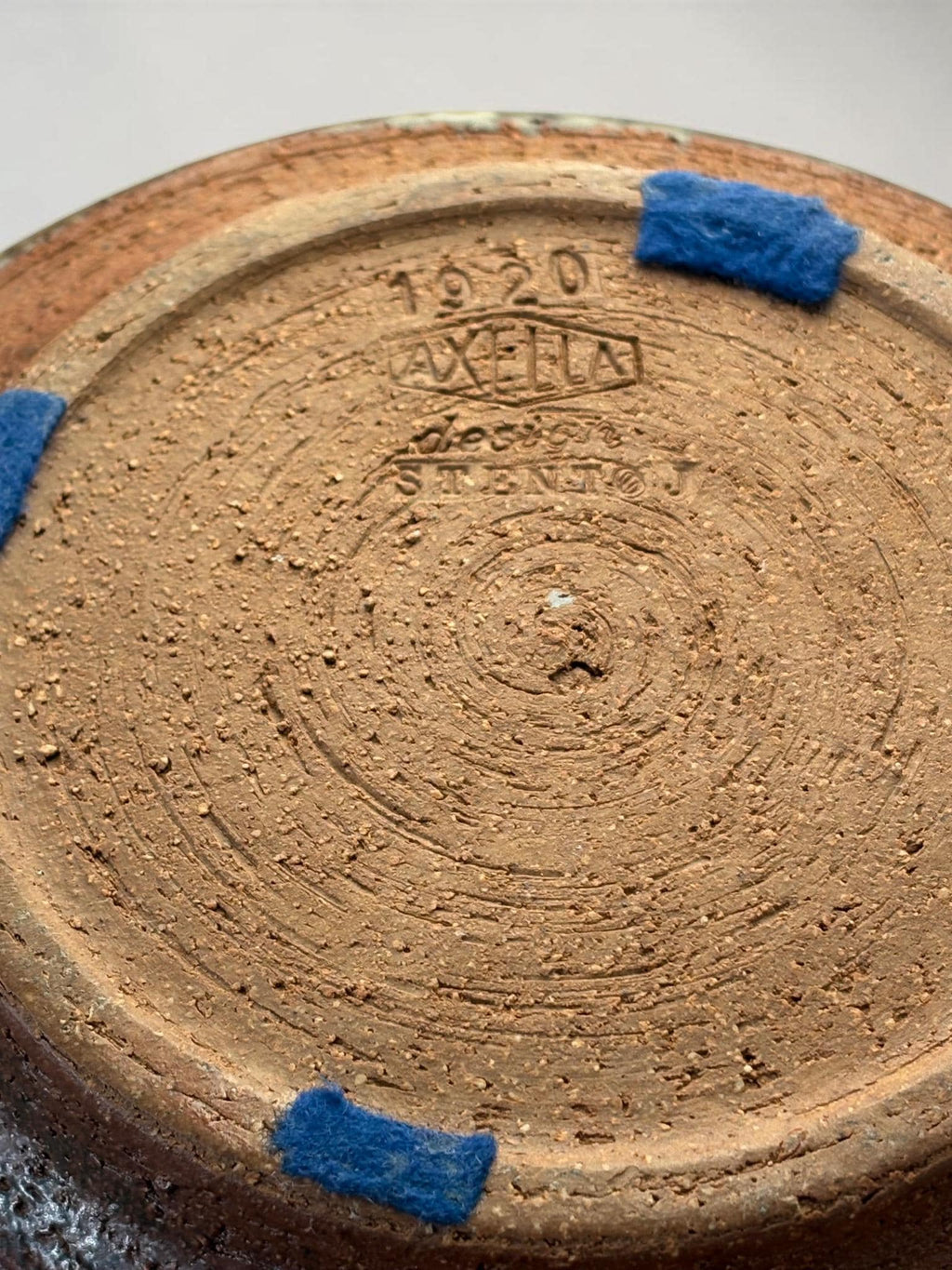Axella stoneware ashtray / bowl with rustic textured glaze __etsy:8085751066