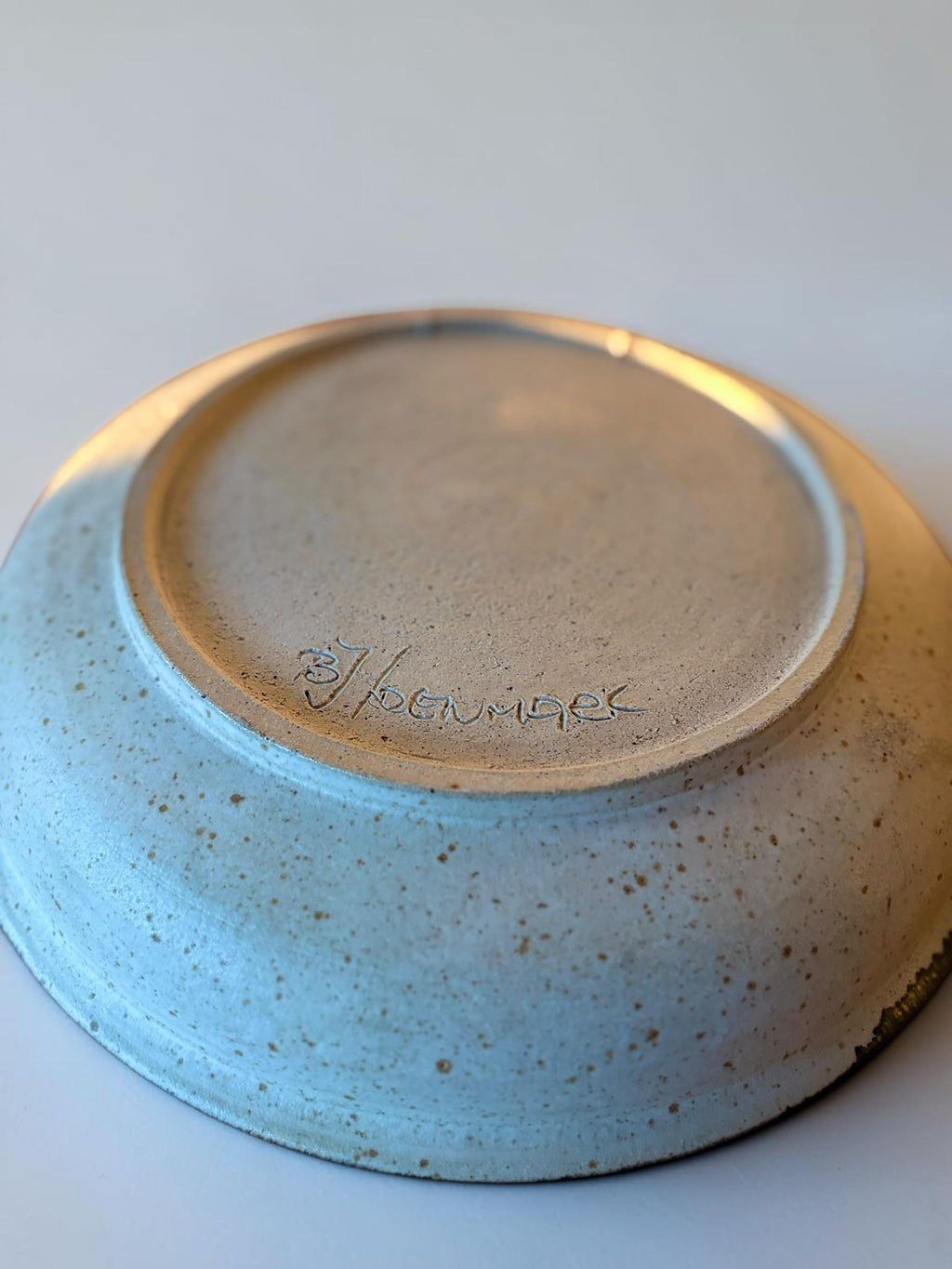 Bente Jessen (BJ Keramik Denmark) large decorative studio pottery bowl __etsy:8215496185
