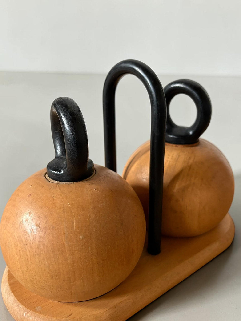 Bodum 'Ball Boy' salt and pepper mill set: Danish design classic in beech wood __etsy:8157392898