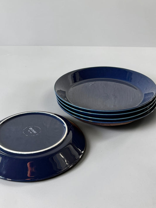Iittala Teema set of plates in navy blue by Kaj Franck: Finnish design __etsy:8205465097