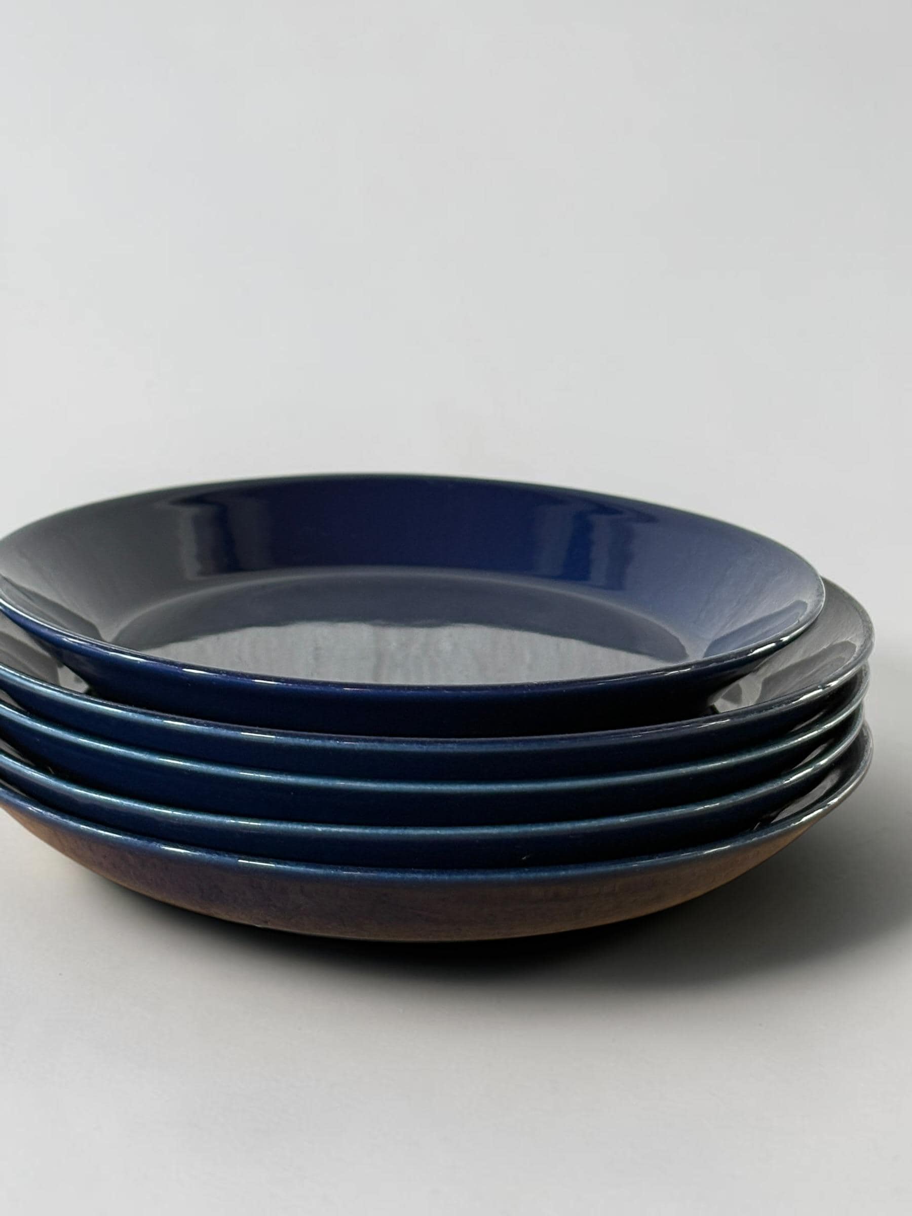 Iittala Teema set of plates in navy blue by Kaj Franck: Finnish design __etsy:8205459629