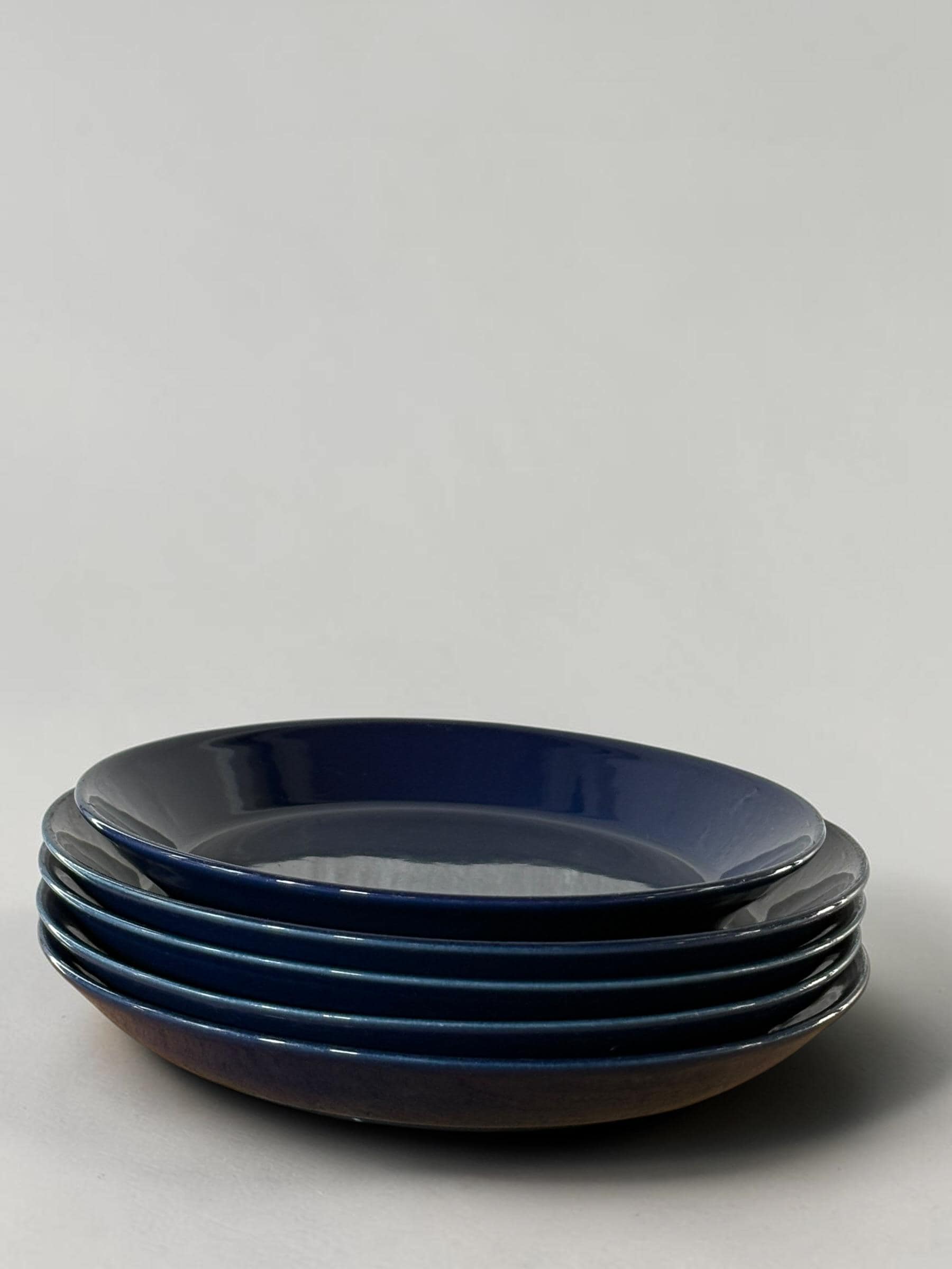 Iittala Teema set of plates in navy blue by Kaj Franck: Finnish design __etsy:8205459635
