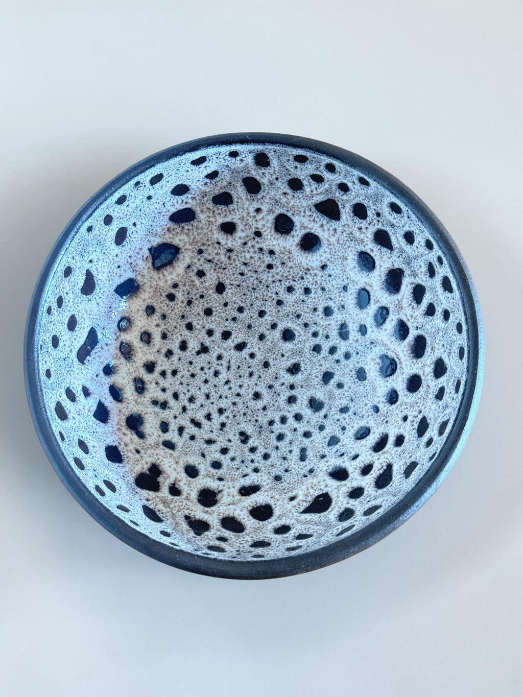 Lehmann studio pottery  serving bowl in speckled stoneware __etsy:8215597711