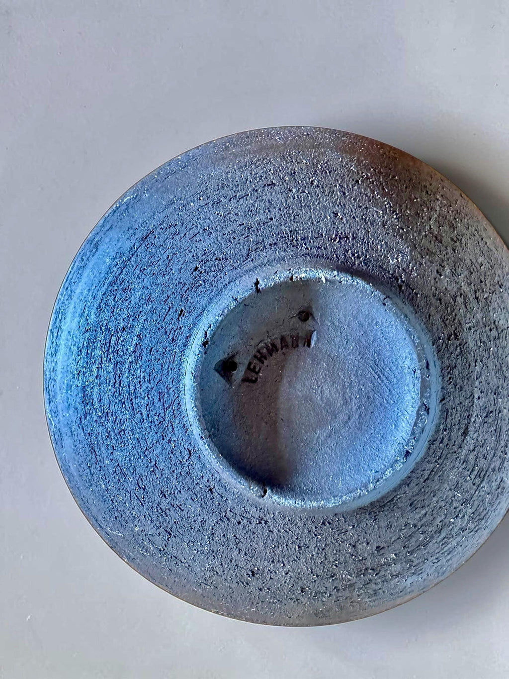 Lehmann studio pottery  serving bowl in speckled stoneware __etsy:8215597755