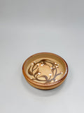 Søholm / Soholm stoneware dish with painted leaf and berry wreath __etsy:8184125641
