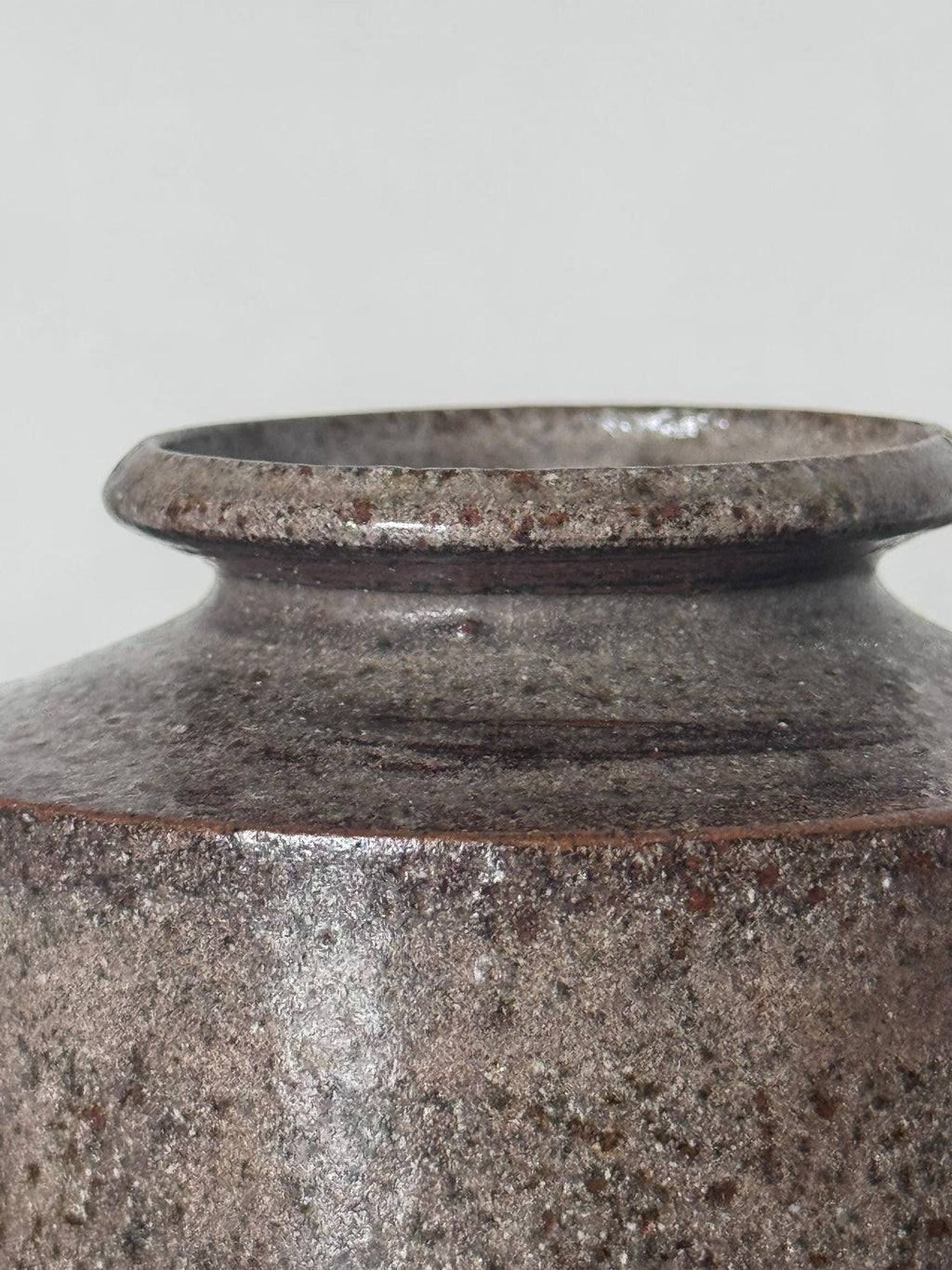 Vintage Danish stoneware: Wabi sabi studio pottery  vase by Lone Skousen Petersen __etsy:8157423730