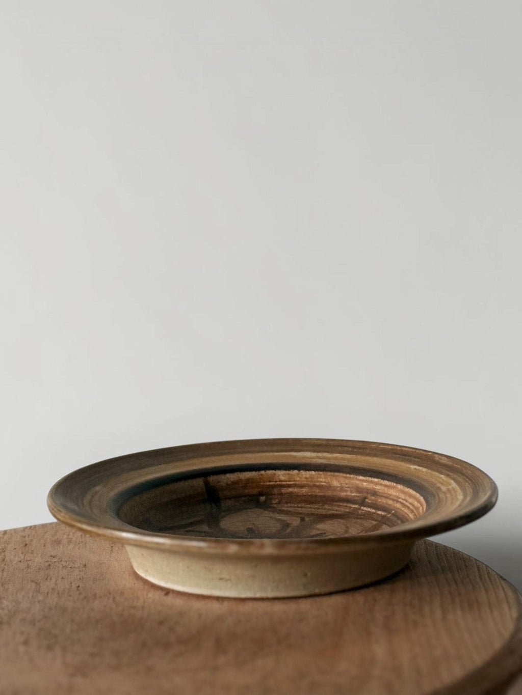 Vintage Søholm Burgundia bowl | Svend Aage Jensen | Hand painted Bornholm pottery | 1950s __etsy:8215628651