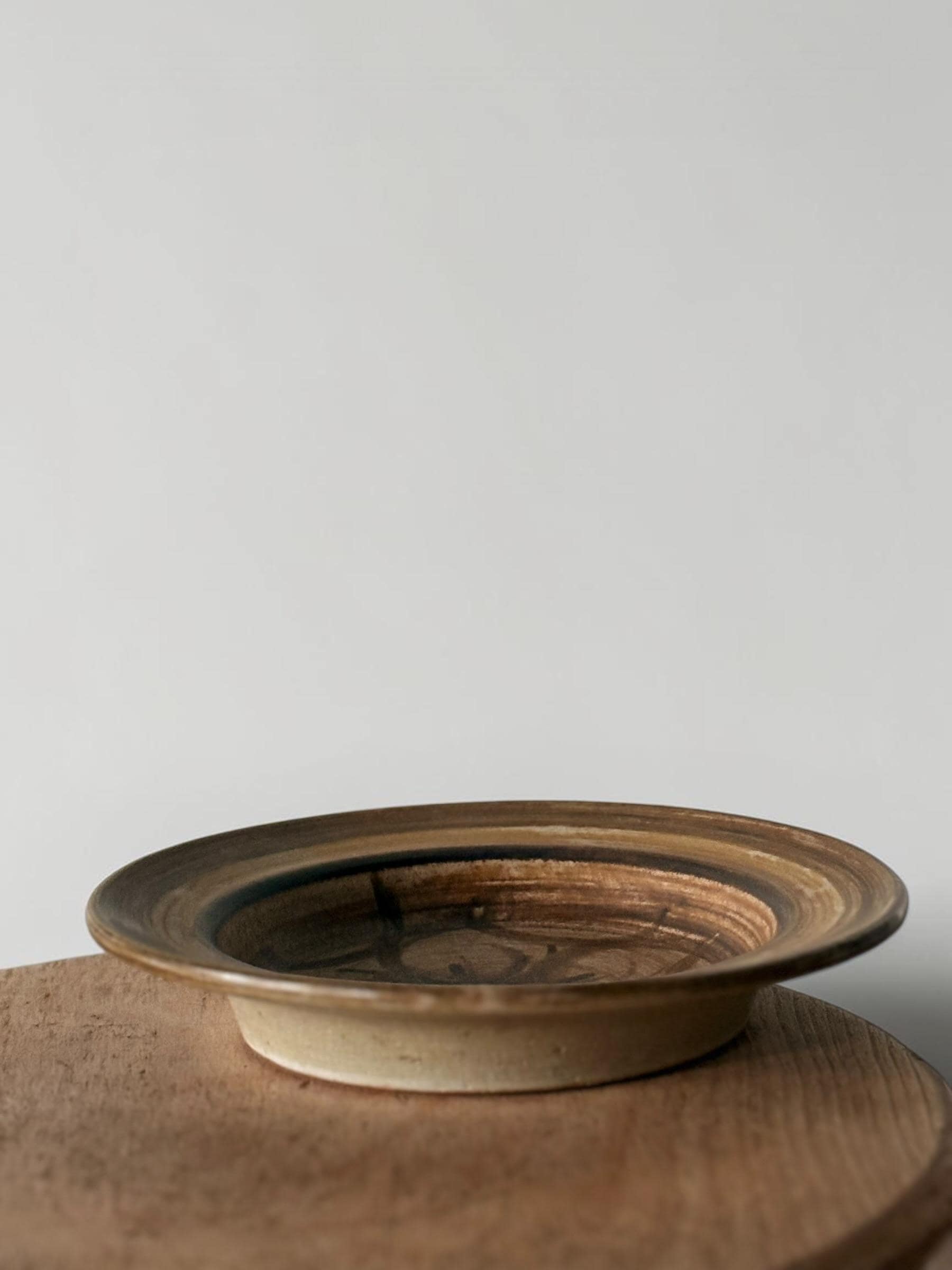 Vintage Søholm Burgundia bowl | Svend Aage Jensen | Hand painted Bornholm pottery | 1950s __etsy:8215628651
