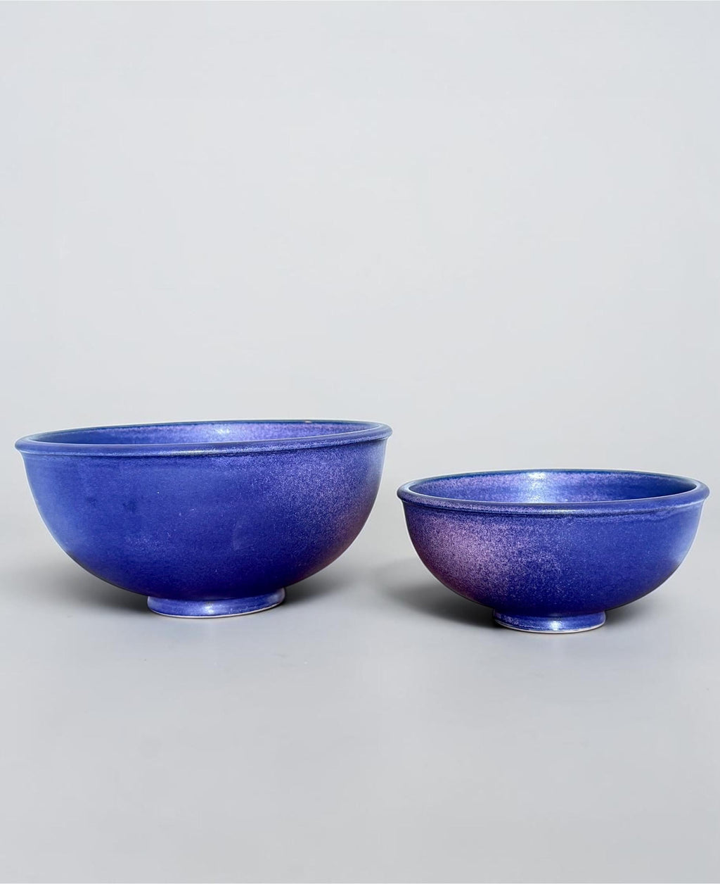 Crystalline glaze bowls from Glarbo