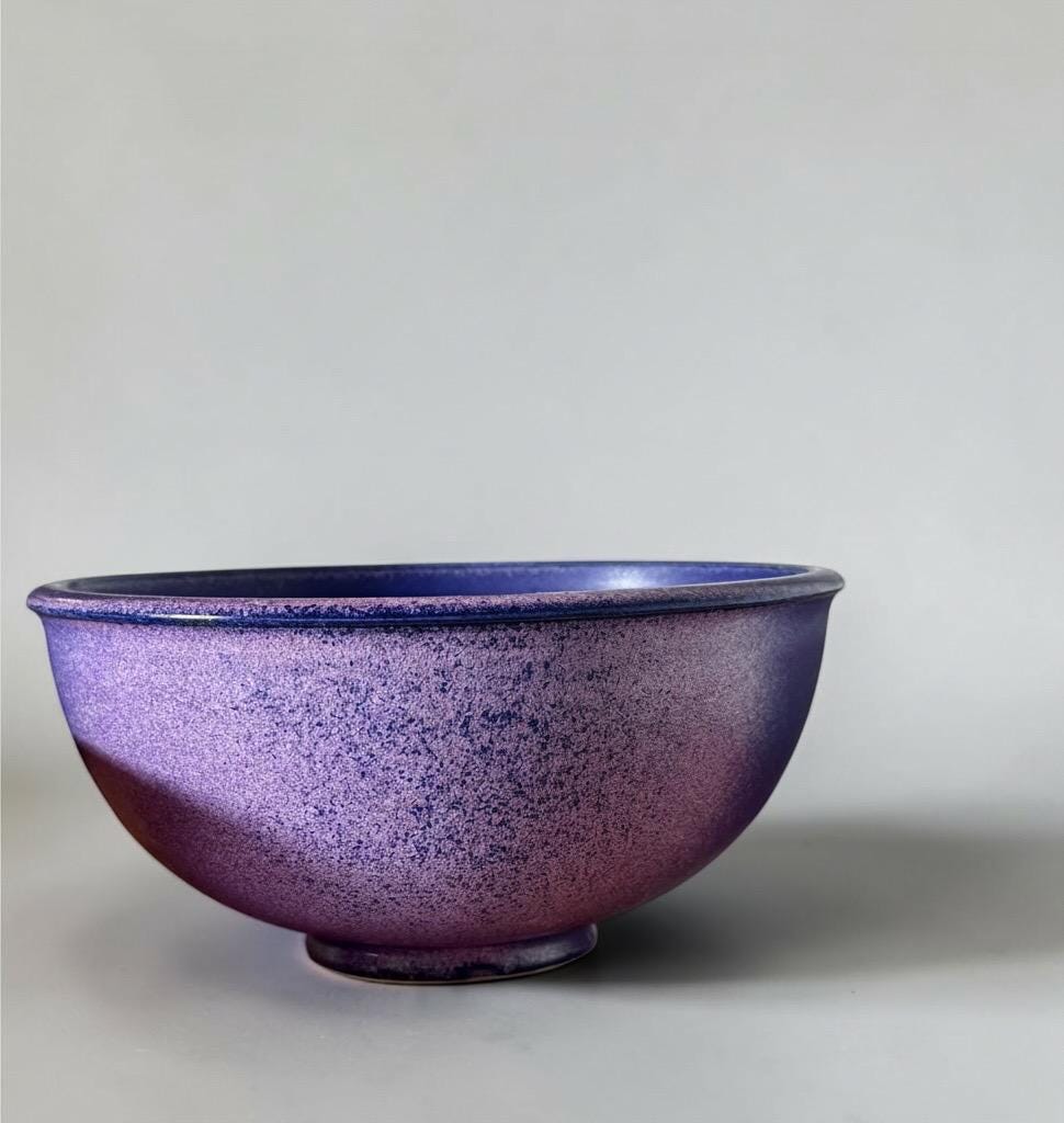 Crystalline glaze bowls from Glarbo