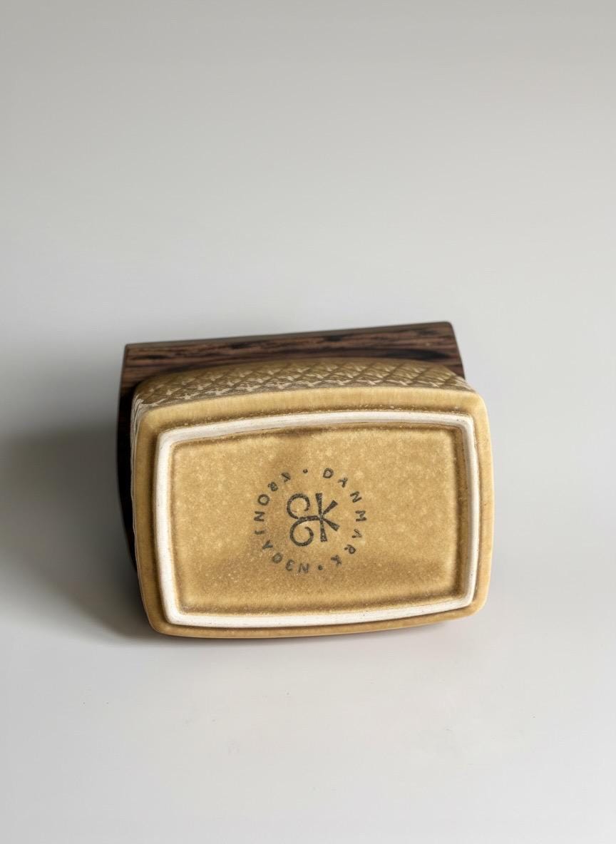 Jens H. Quistgaard "Relief" Butter Dish — Kronjyden / Bing & Grøndahl — Danish 1957 __etsy:8077874698