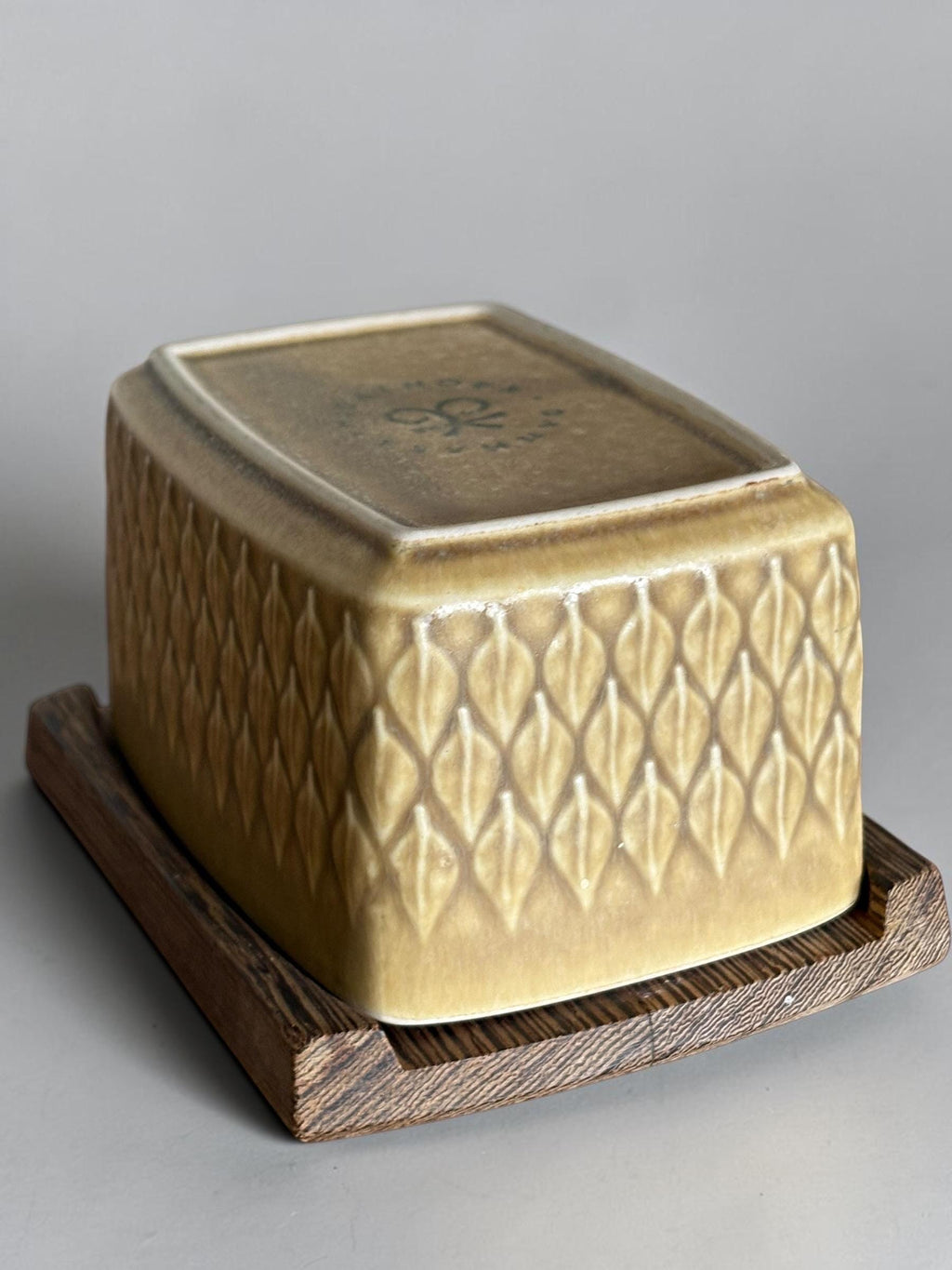 Jens H. Quistgaard "Relief" Butter Dish — Kronjyden / Bing & Grøndahl — Danish 1957 __etsy:8077874718