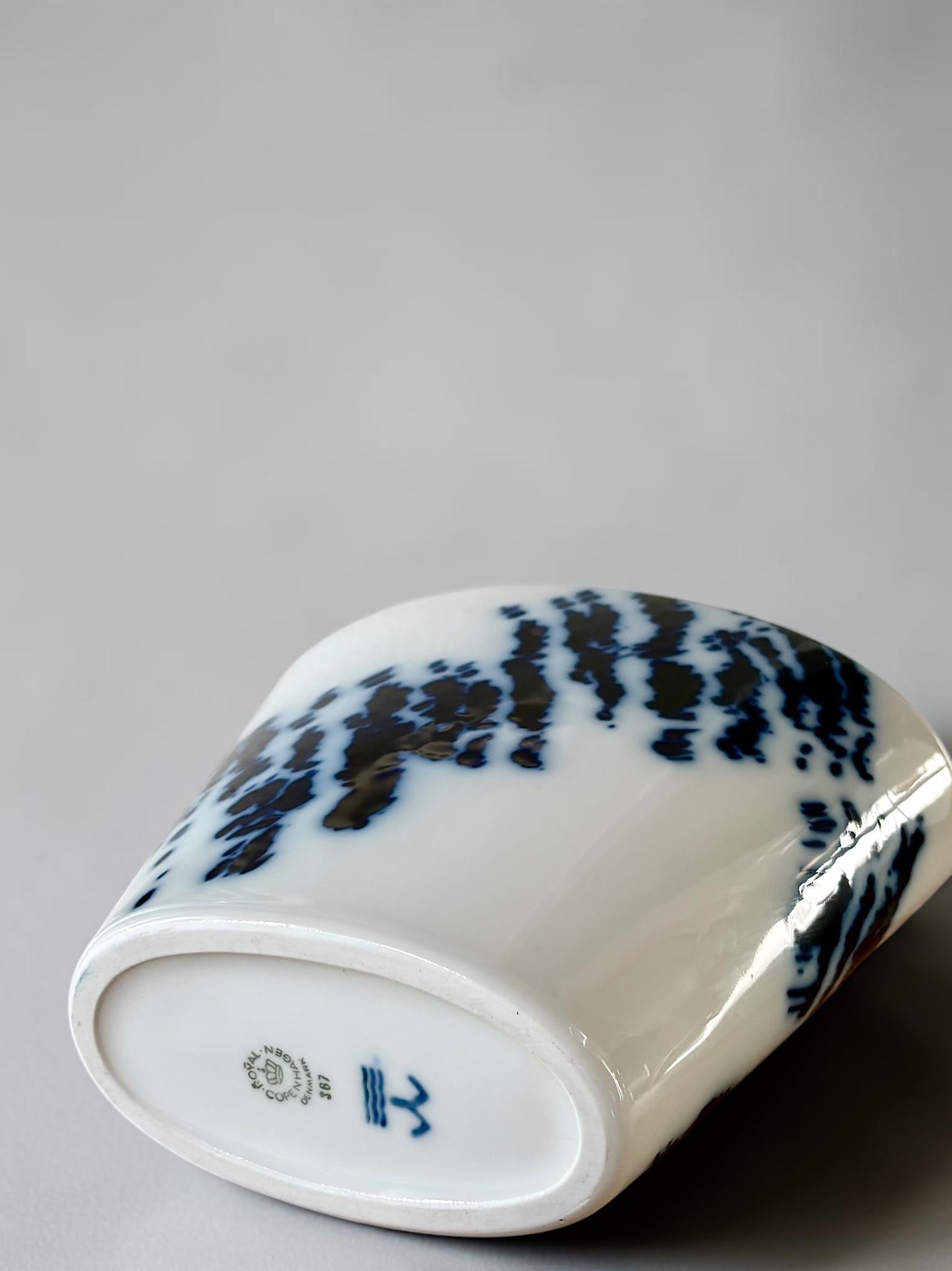 Rare Royal Copenhagen porcelain vase by Danish ceramic artist Ivan Weiss __etsy:8116889661