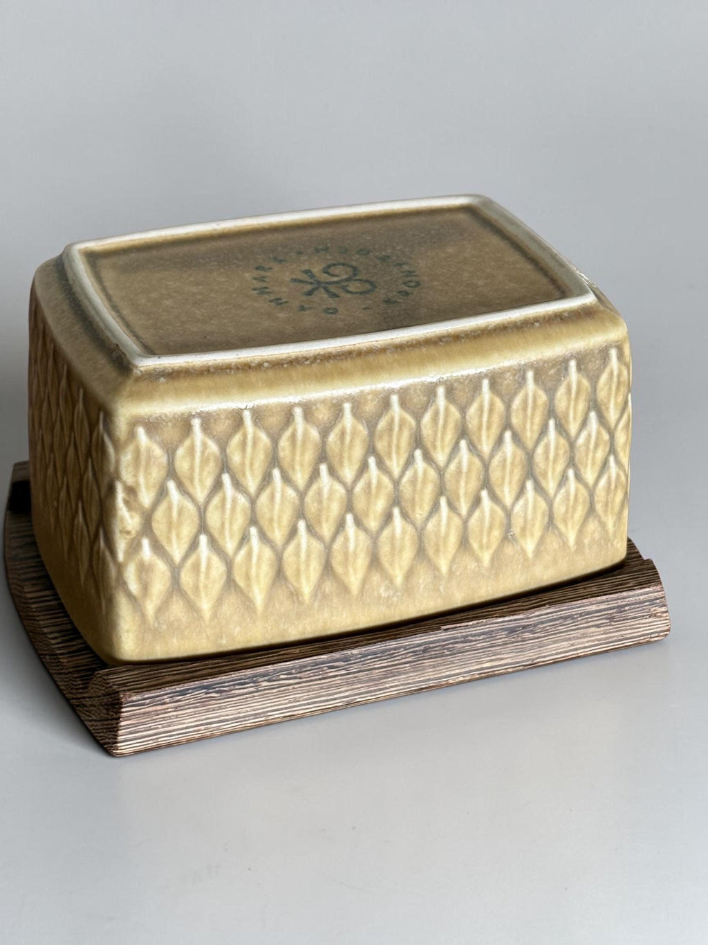 Jens H. Quistgaard "Relief" Butter Dish — Kronjyden / Bing & Grøndahl — Danish 1957 __etsy:8125792991