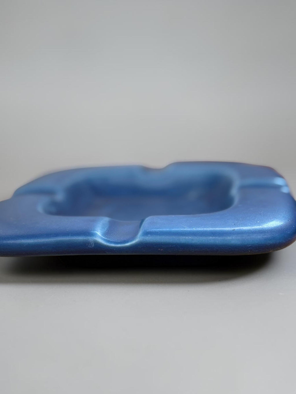 Aluminia for Royal Copenhagen square faience ashtray or decorative bowl __etsy:8175051535