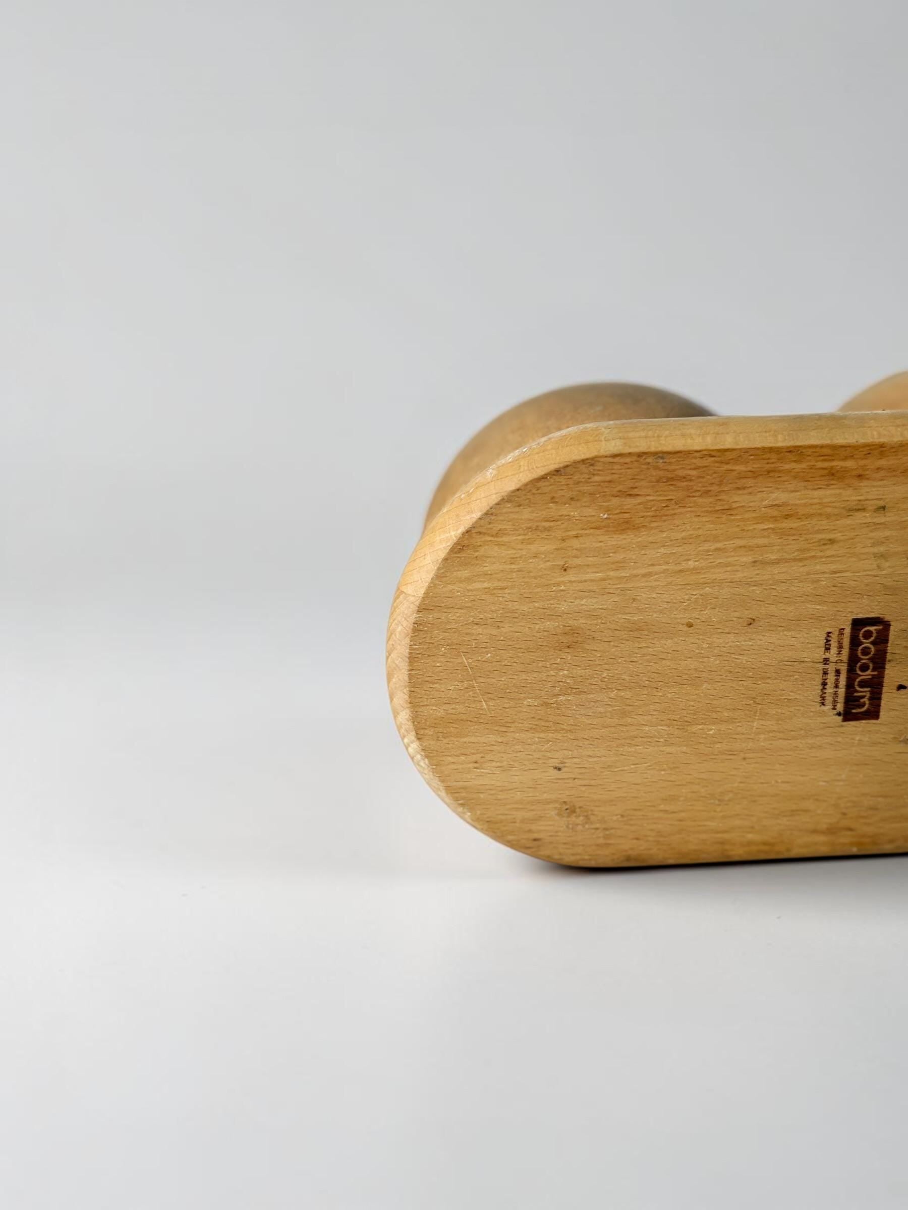 Bodum 'Ball Boy' salt and pepper mill set: Danish design classic in beech wood __etsy:8205316001
