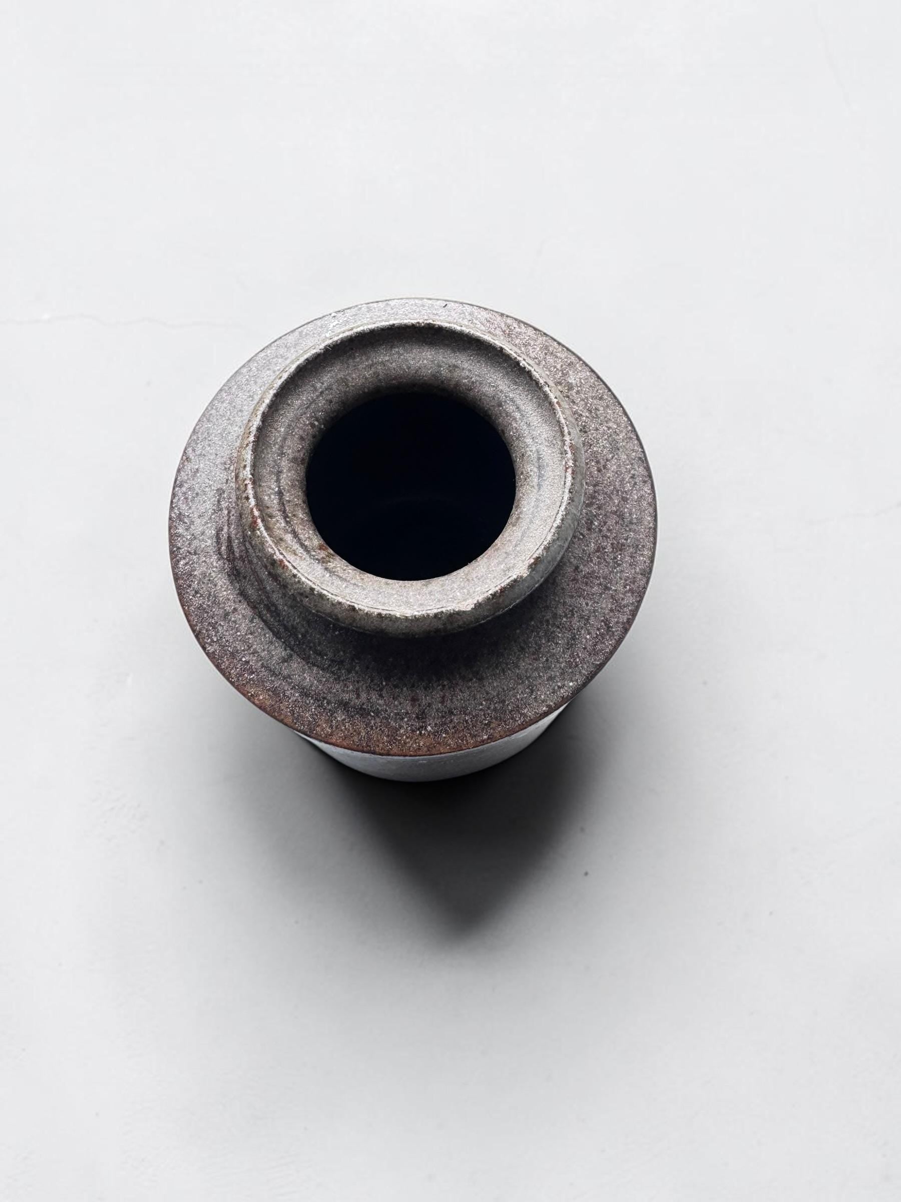 Vintage Danish stoneware: Wabi sabi studio pottery  vase by Lone Skousen Petersen __etsy:8205347219