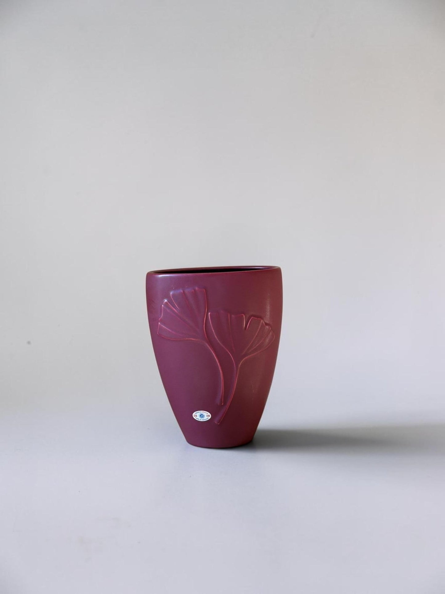 Vintage Søholm Ginkgo vase – Made in Denmark