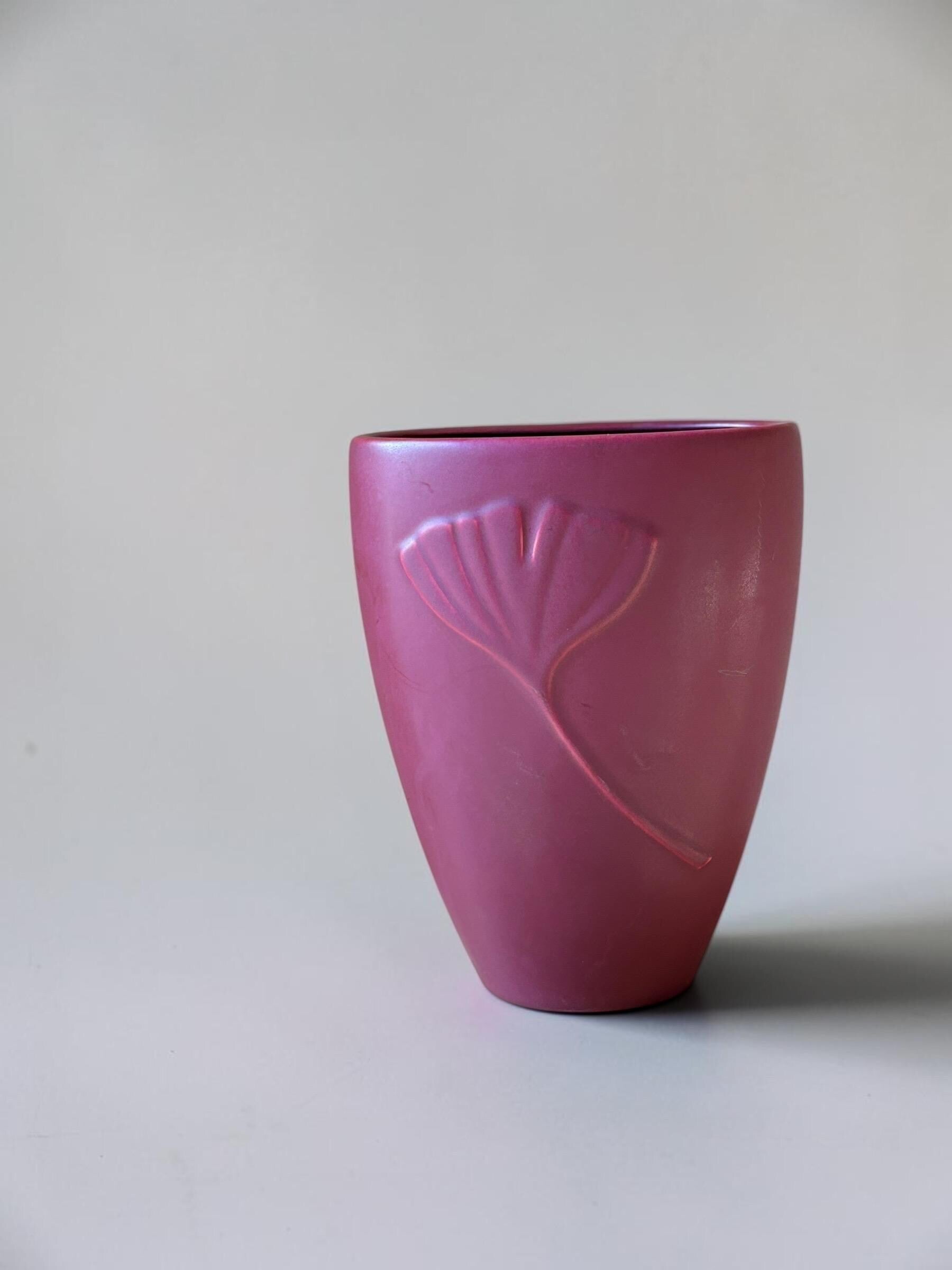 Vintage Søholm Ginkgo vase – Made in Denmark